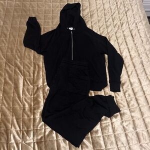 Black sweatsuit